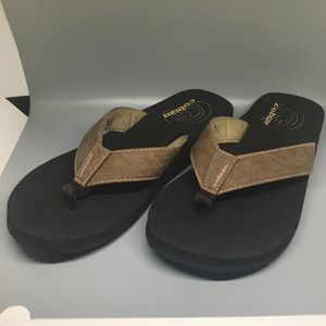 Cobian Mens Thong Sandals, Size 11